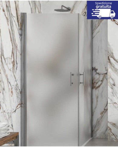 Cabina doccia - Tipologia S 28 Alto Cromo Cristallo Icy