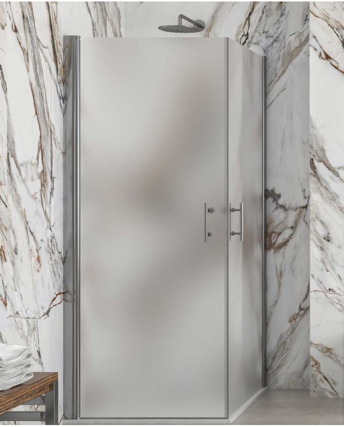 Cabina doccia - Tipologia S 28 Alto Cromo Cristallo Icy