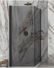 Cabina doccia - Tipologia S 28 Alto Nero Cristallo Fume