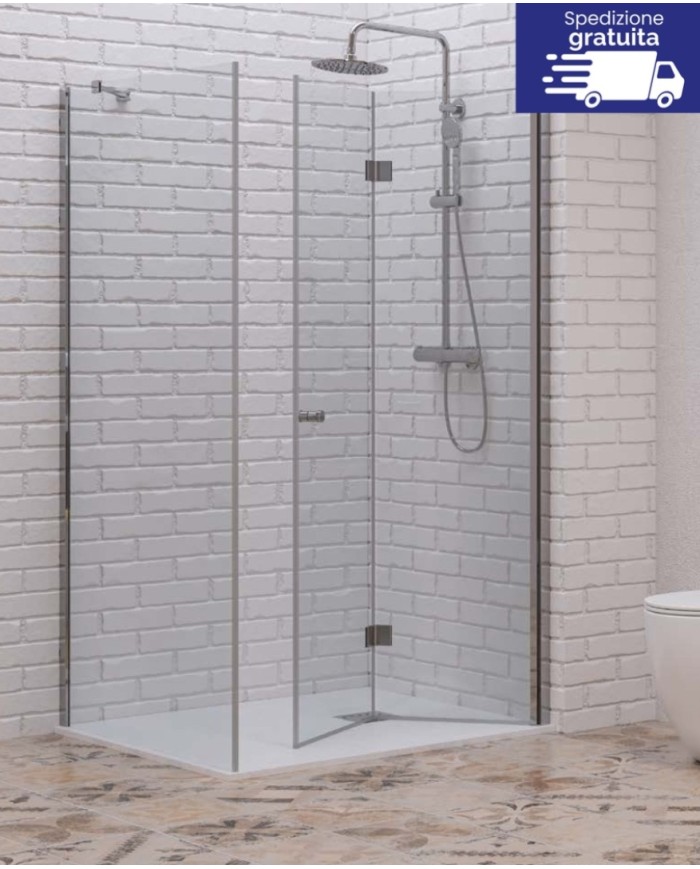 Cabina doccia - Tipologia S 7 & Walkin 1 Cromo