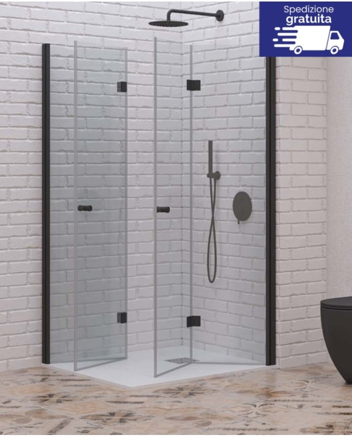 Cabina doccia - Tipologia S 7 Nero