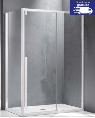 Cabina doccia - Tipologia Santorini 400 & NR-10 Bianco Opaco