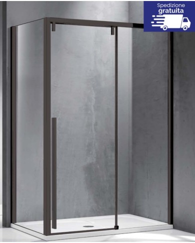 Cabina doccia - Tipologia Santorini 400 & NR-10 Nero