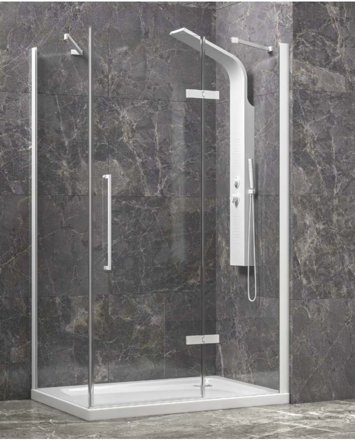 Cabina doccia - Tipologia Tinos 100 Bianco