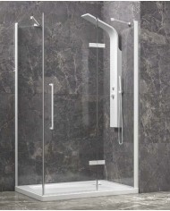 Cabina doccia - Tipologia Tinos 100 Bianco