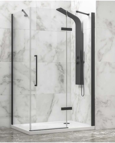 Cabina doccia - Tipologia Tinos 100 Nero