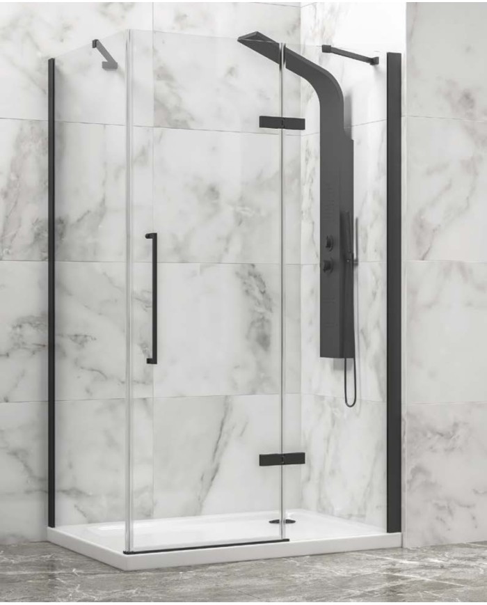 Cabina doccia - Tipologia Tinos 100 Nero