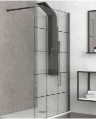 Cabina doccia Walkin - Tipologia Free 1 Nero