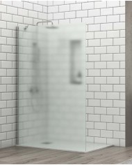 Cabina doccia Walkin - Tipologia S 28F Alto Cromo - Vetro Icy