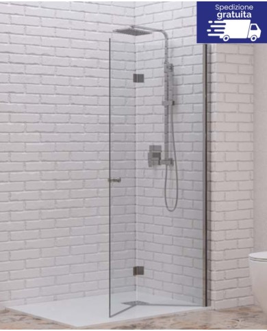 Cabina doccia Walkin - Tipologia S 7 Cromo