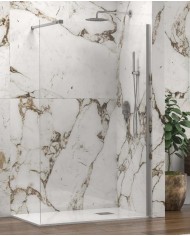 Cabina doccia Walkin - Tipologia Walkin 1 Cromo - Vetro Trasparente