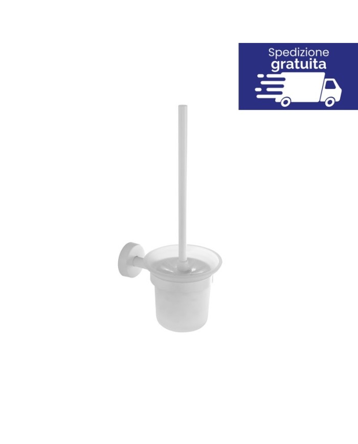 Portascopino sospeso - Tipologia Uno Bianco Opaco