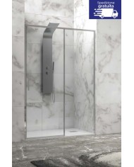 Cabina doccia da muro a muro - Tipologia Lea 400 Cromo