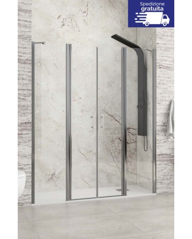 Cabina doccia da muro a muro - Tipologia Panex 700 Cromo