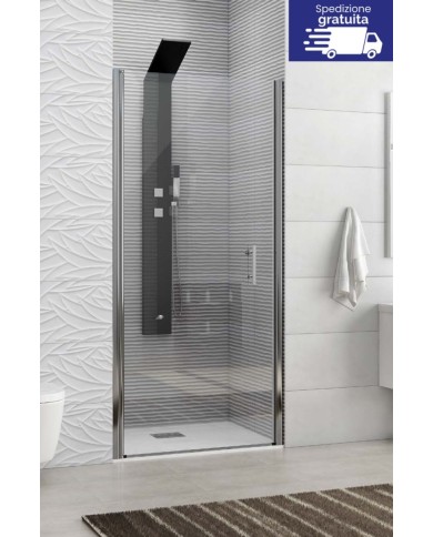 Cabina doccia da muro a muro - Tipologia S 28 porta