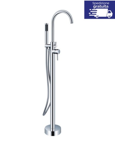 Miscelatore da terra con doccetta - Serie Artemis