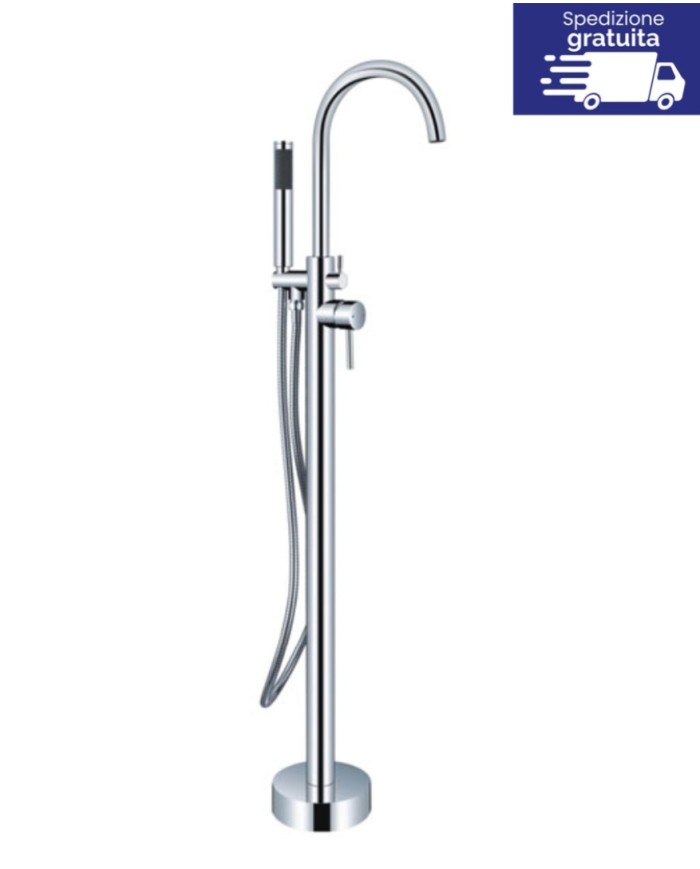 Miscelatore da terra con doccetta - Serie Artemis