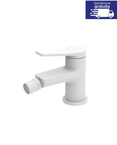 Miscelatore bianco per bidet - Serie Andare