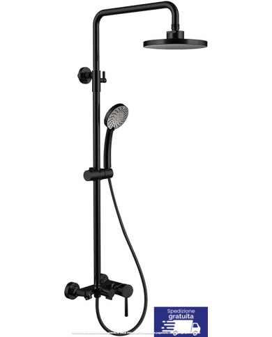 Miscelatore doccia fissa con getto vasca - Serie Artemis