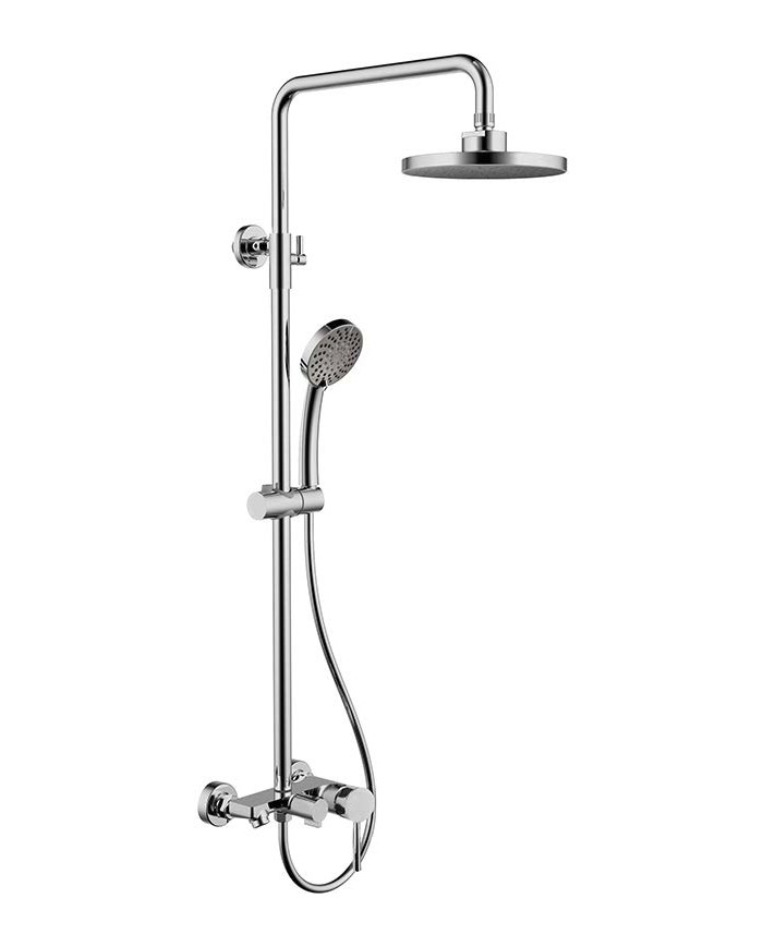 Miscelatore doccia fissa con getto vasca - Serie Artemis