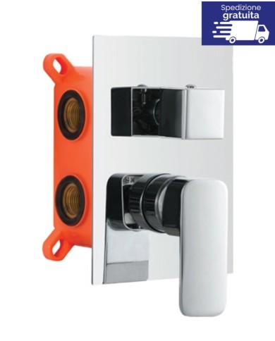 Miscelatore incasso per doccia a 5 vie - Serie Ginko