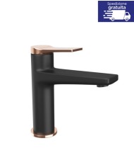 Miscelatore nero per lavabo - Serie Andare