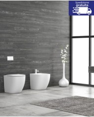 WC sospeso rimless - Serie Milos