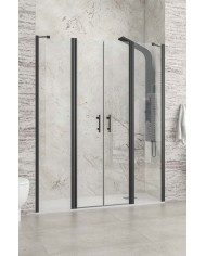 Cabina doccia da muro a muro - Tipologia Panex 700 Nero