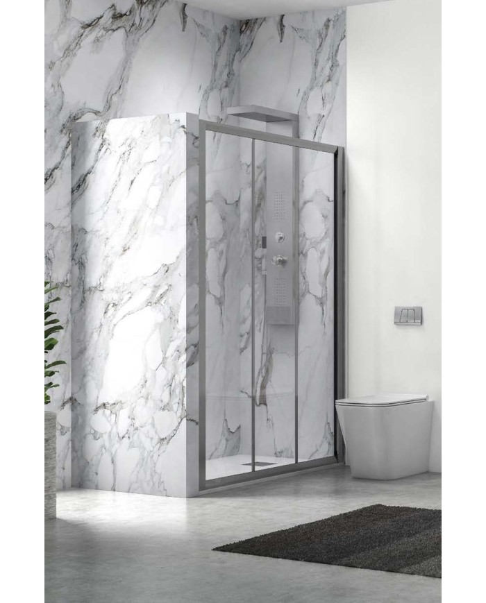 Cabina doccia da muro a muro - Tipologia Penta 300