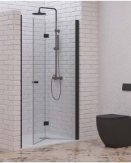 Cabina doccia da muro a muro - Tipologia S 7 Porta Nero
