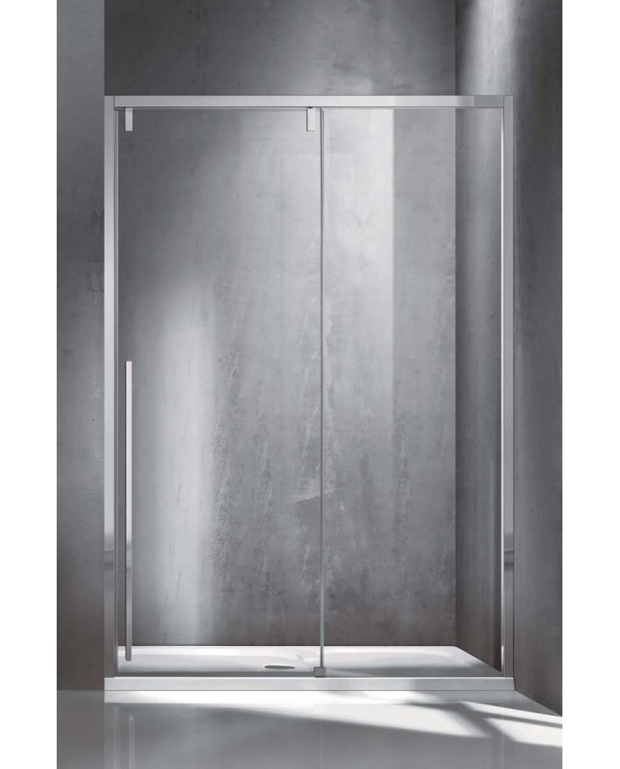 Cabina doccia da muro a muro - Tipologia Santorini 400 Cromo