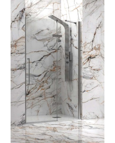 Cabina doccia da muro a muro - Tipologia Tinos 400 Cromo