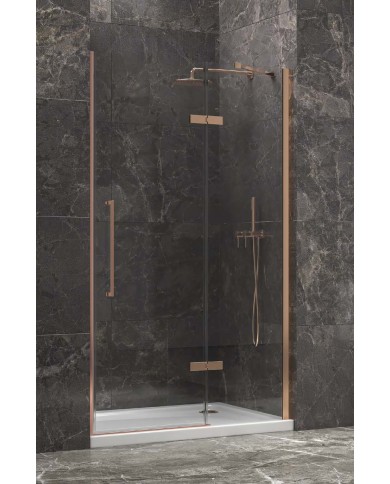 Cabina doccia da muro a muro - Tipologia Tinos 400 Rose Gold