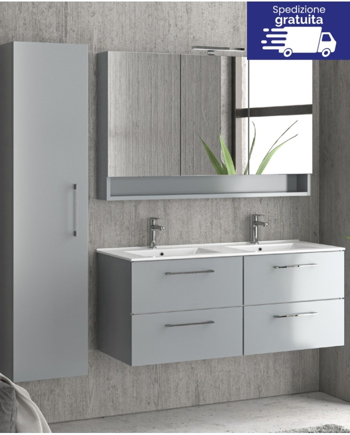 Composizione in foto - Elsa 120 Grigio Finestra