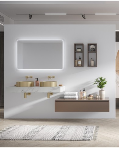 Composizione in foto - KEA 120 Marrone Terra