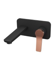 Miscelatore lavabo nero da incasso - Serie Andare