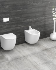 WC sospeso rimless - Serie Milos