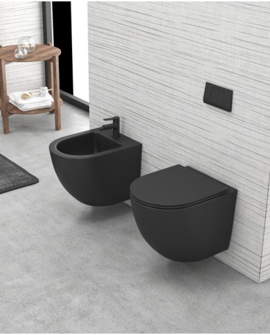 WC sospeso rimless - Serie Milos