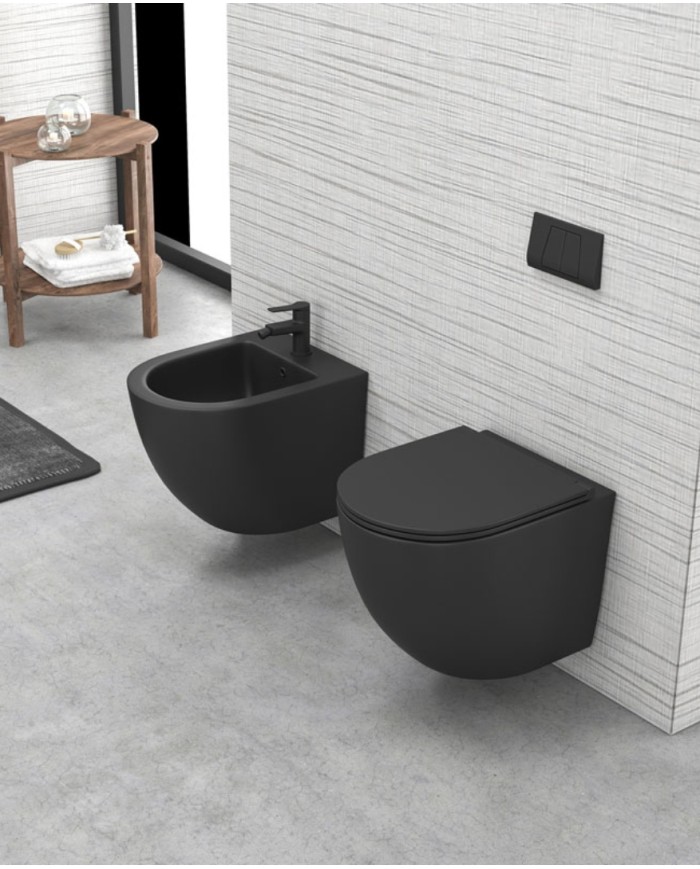 WC sospeso rimless - Serie Milos