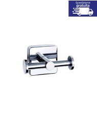 Appendino doppio - Serie Quattro Cromo