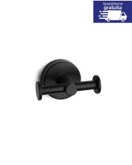 Appendino doppio - Serie Uno Nero Opaco