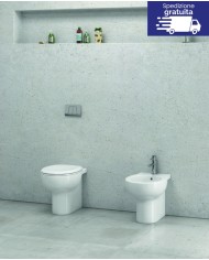 Bidet Filo muro Bianco - Serie Paros