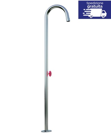 Colonna doccia fissa, solo acqua fredda - Tipologia Pylon