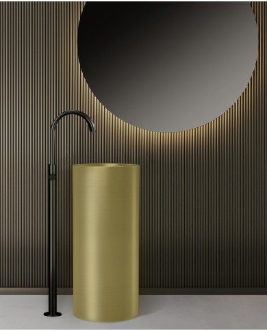 Lavabo da terra, drenaggio nel pavimento - 4609F