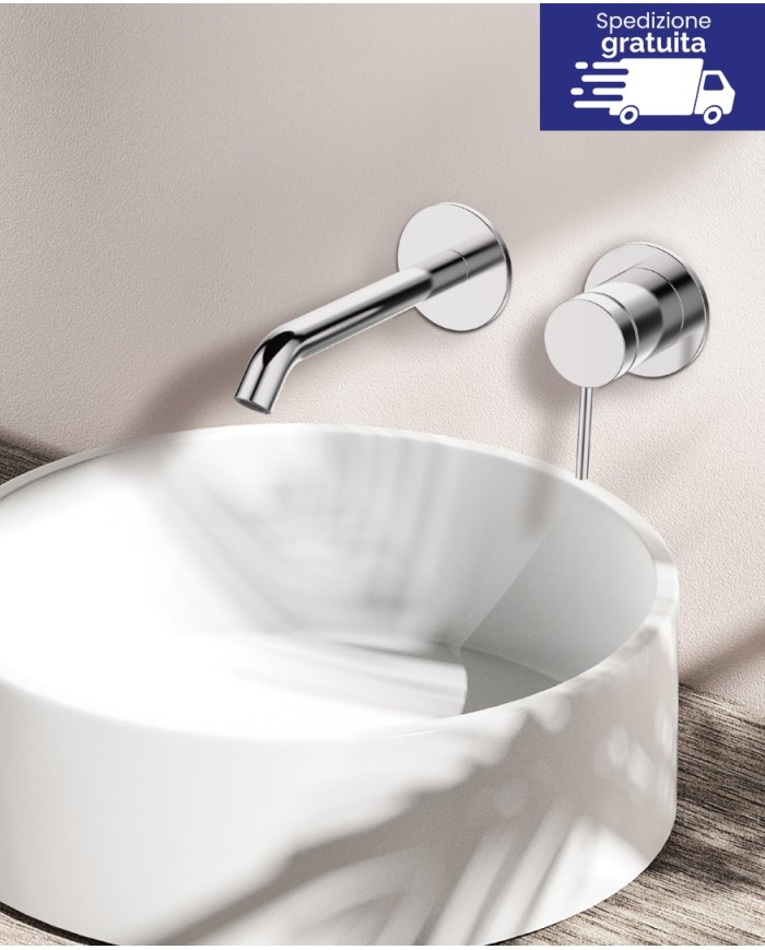 Miscelatore da incasso per lavabo - Serie Joan Cromo