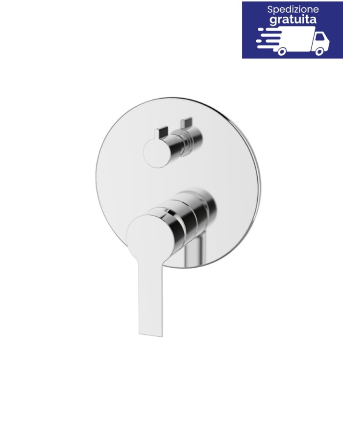 Miscelatore incasso 4 vie per doccia - Serie Tati