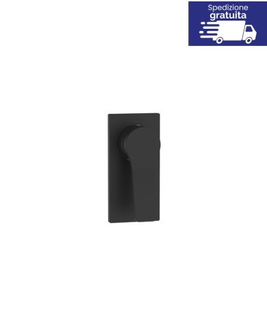 Miscelatore incasso a 3 vie per doccia - Serie Andare Nero