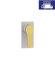 Miscelatore incasso a 3 vie per doccia - Serie Andare-Bianco Bronze