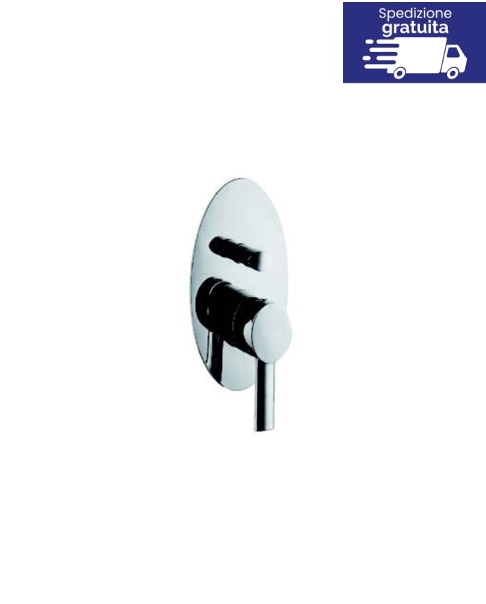 Miscelatore incasso a 4 vie per doccia - Serie Sinar