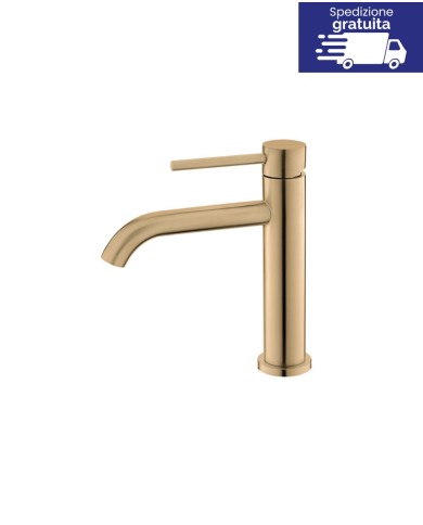 Miscelatore per lavabo - Serie Artemis Rose Gold